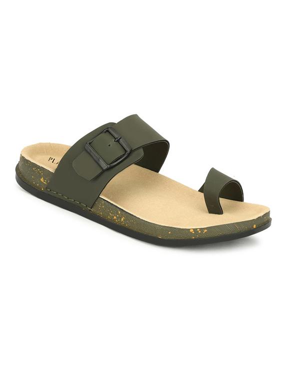 men solid one toe sandal - 21984434 - Standard Image - 2