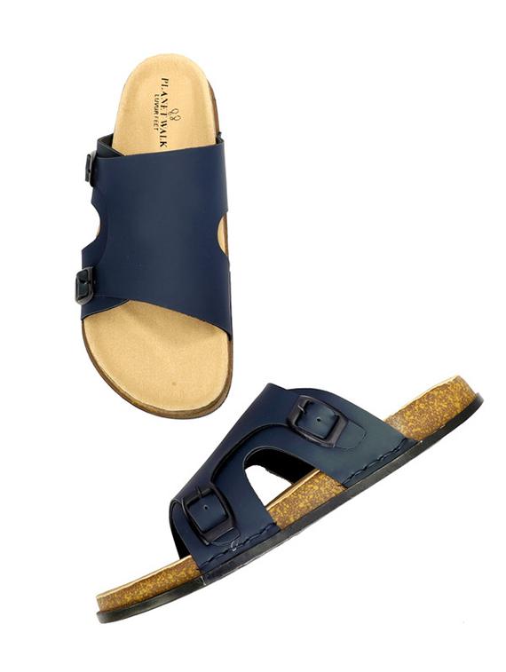 men solid slip on sandal - 21984444 - Standard Image - 2