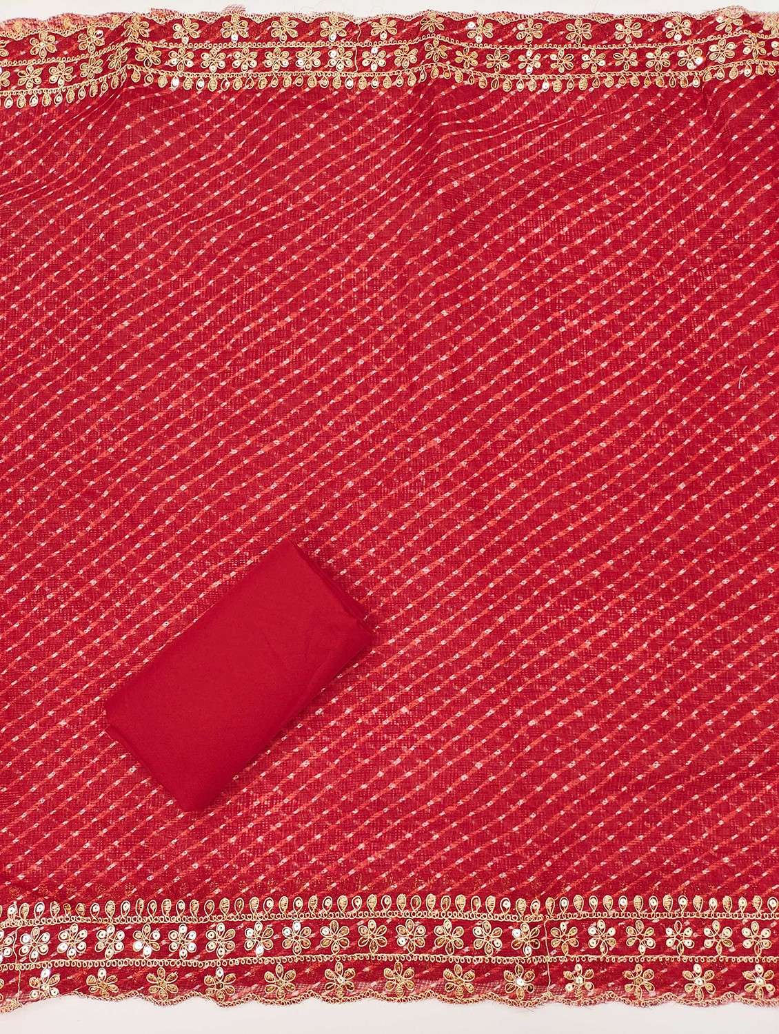 white cotton blend unstitched suit - 21984469 - Standard Image - 2