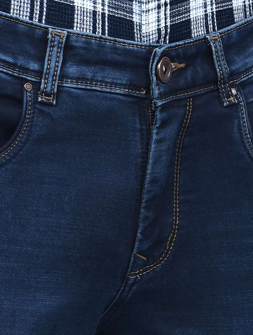 men solid mid rise slim fit jeans - 21984512 -  Standard Image - 2