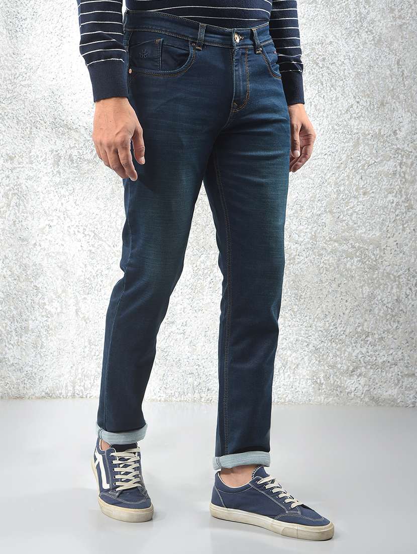 men solid mid rise skinny fit jeans - 21984513 -  Standard Image - 2