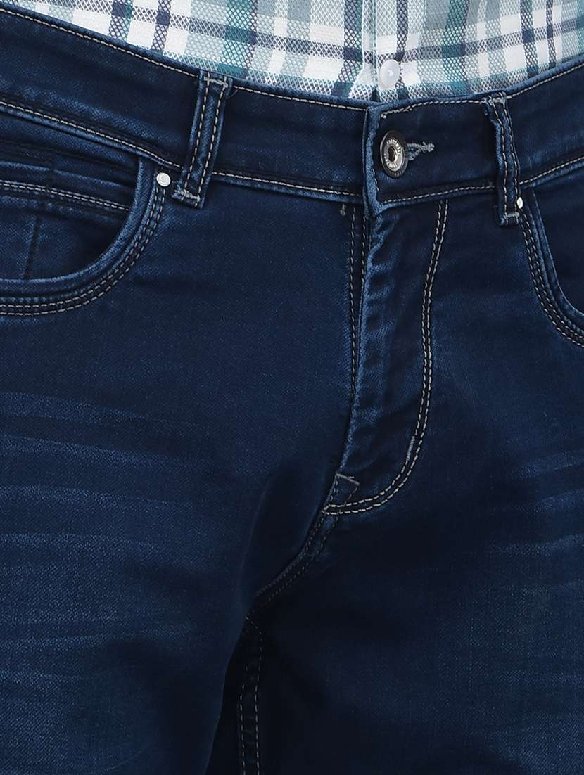 men solid mid rise straight fit jeans - 21984522 -  Standard Image - 2