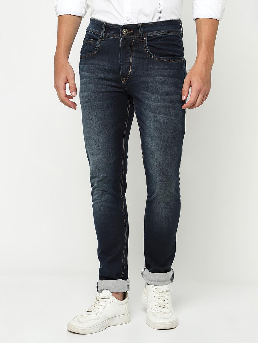 men solid mid rise slim fit jeans - 21984524 - Zoom Image - 0