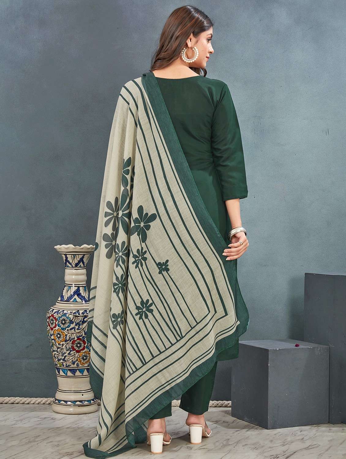 green art silk kurta pant  set - 21984560 -  Standard Image - 2