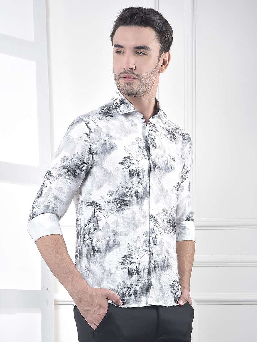 grey nylon casual shirt - 21984621 -  Standard Image - 2
