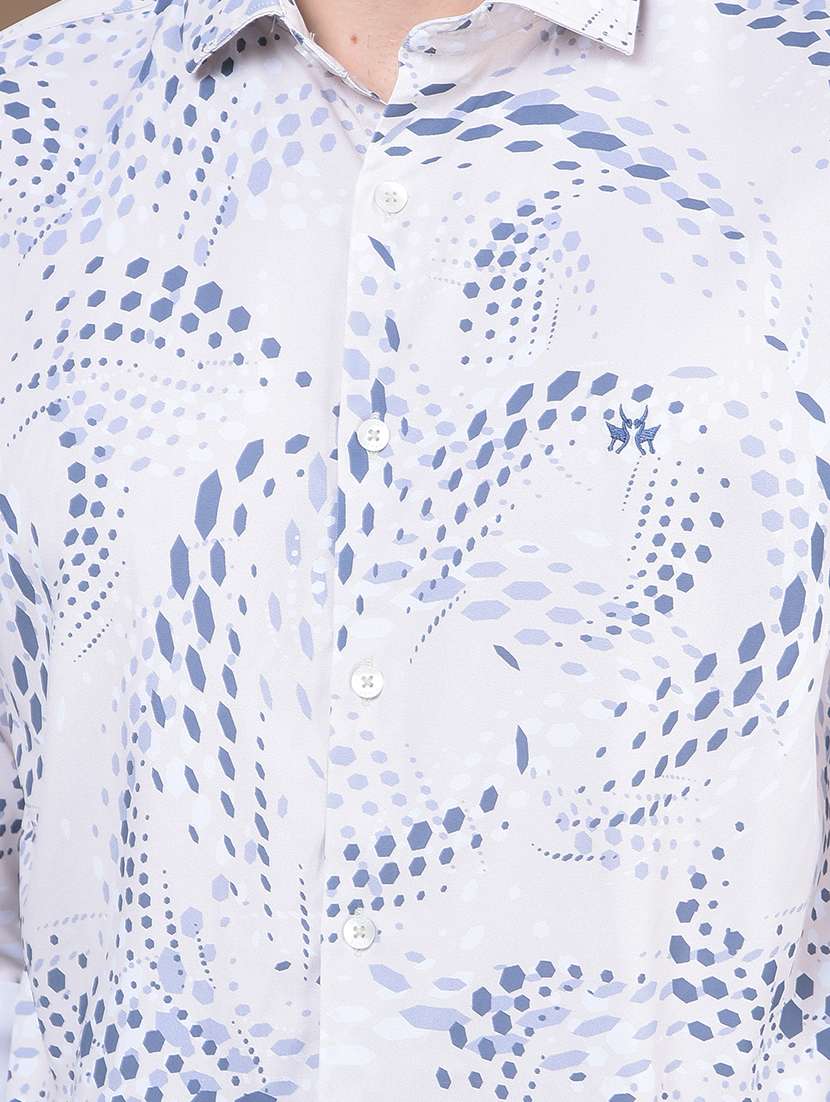 blue polyester casual shirt - 21984622 -  Standard Image - 2