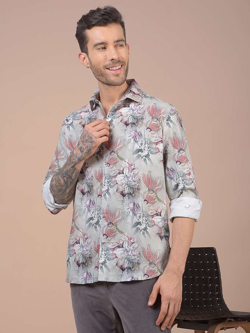 multi colored cotton casual shirt - 21984624 - Zoom Image - 0