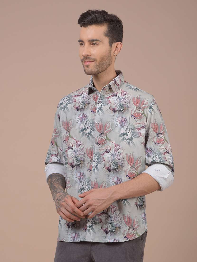 multi colored cotton casual shirt - 21984624 - Standard Image - 2