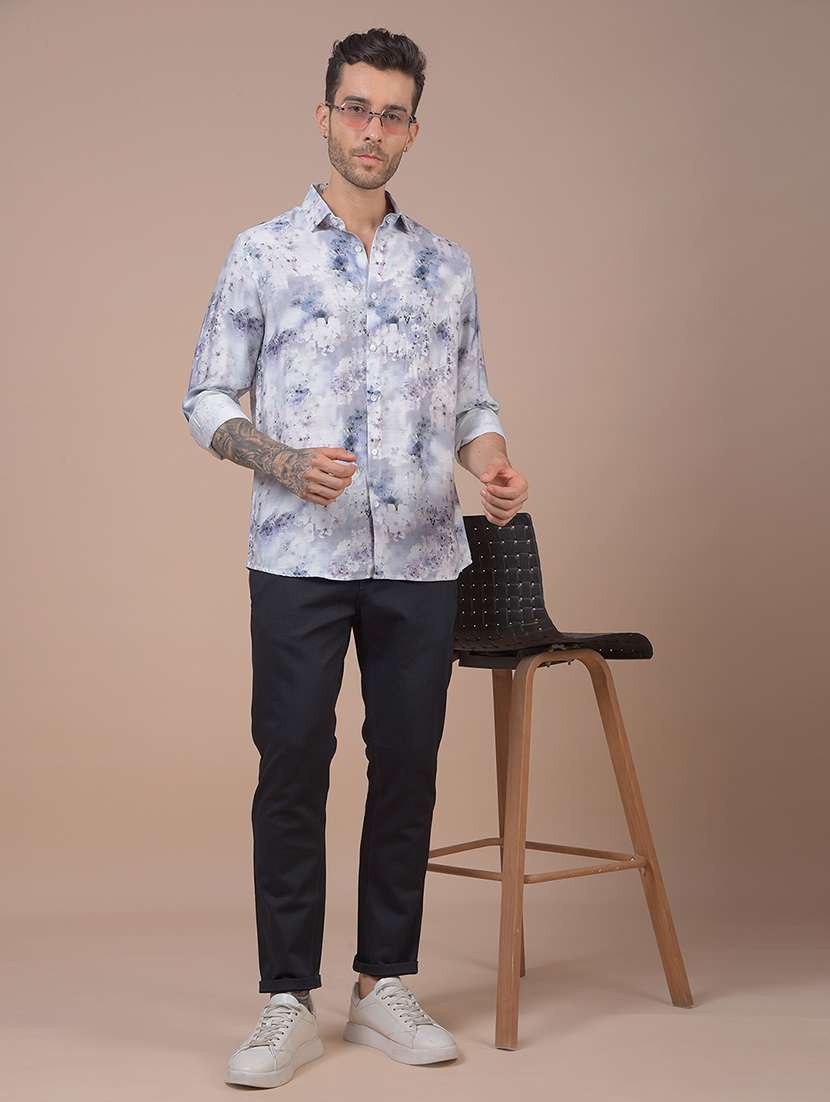 men solid mid rise slim fit chinos  - 21985021 -  Standard Image - 2