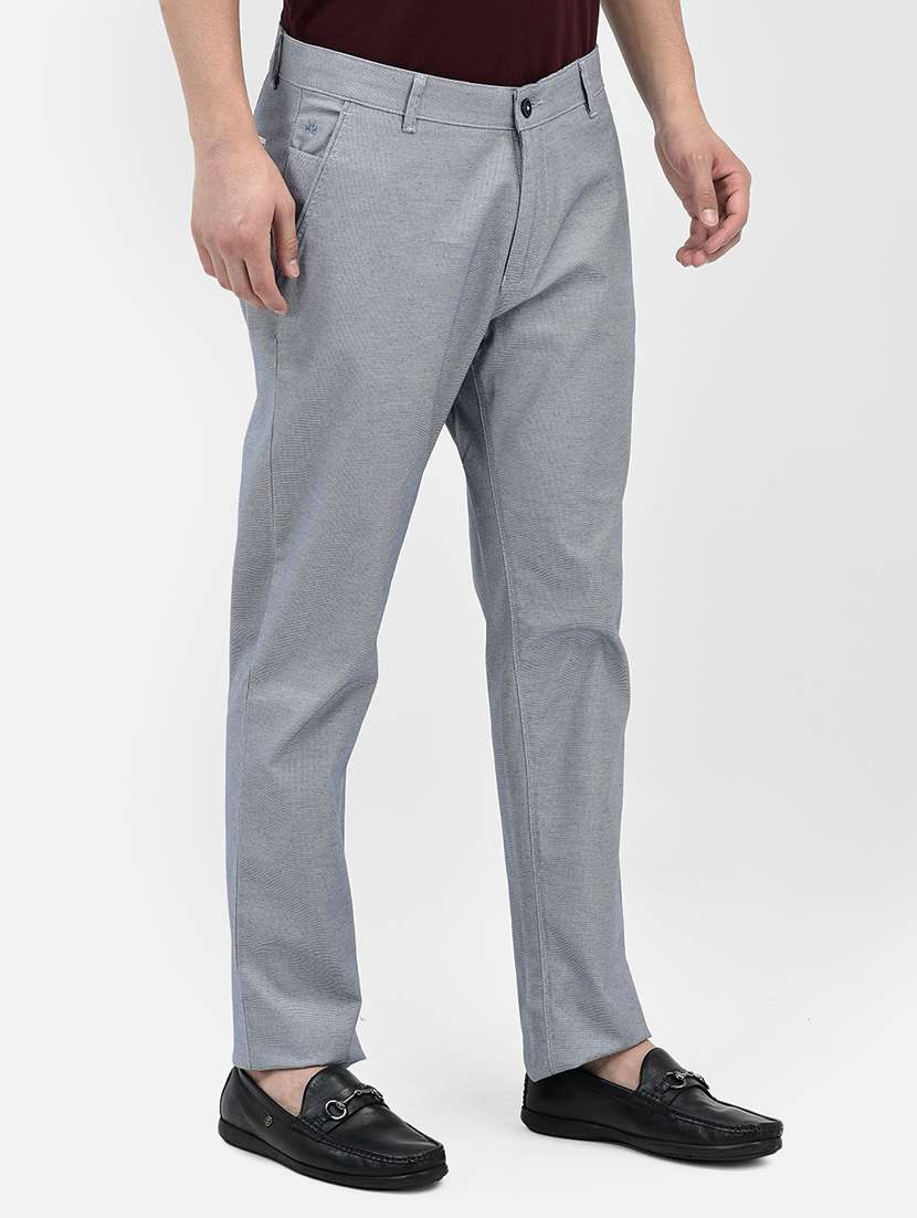 men solid mid rise straight fit chinos - 21985062 - Standard Image - 2