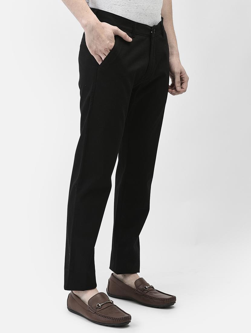 men solid mid rise straight fit chinos - 21985076 - Standard Image - 2