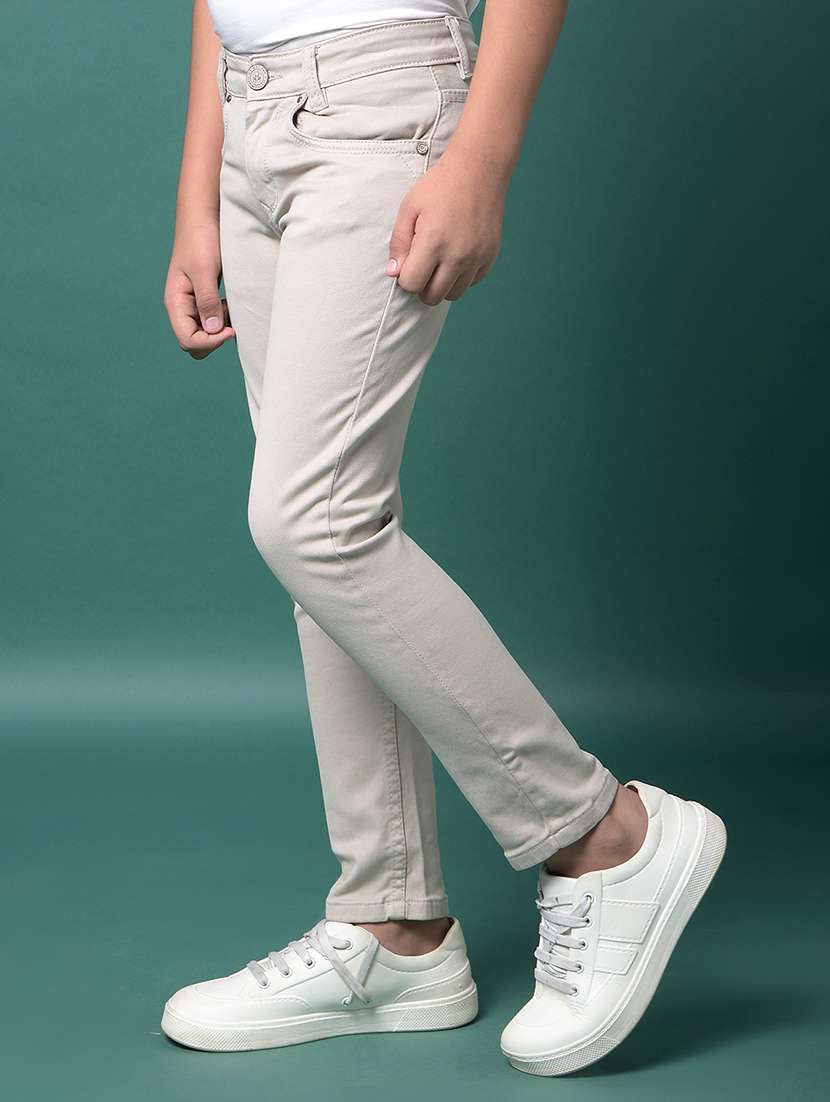 boys solid mid rise slim fit jeans - 21985135 -  Standard Image - 2