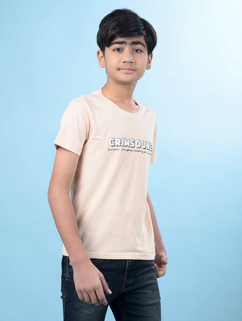 boys printed short sleeve regular fit t-shirt - 21985201 -  Standard Image - 2
