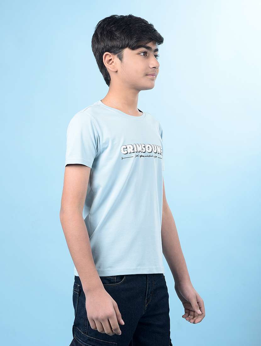 boys printed short sleeve regular fit t-shirt - 21985202 -  Standard Image - 2