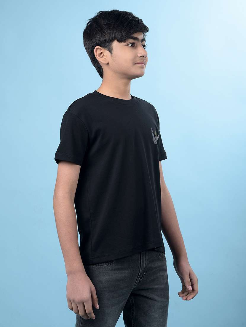 boys printed short sleeve regular fit t-shirt - 21985207 -  Standard Image - 2