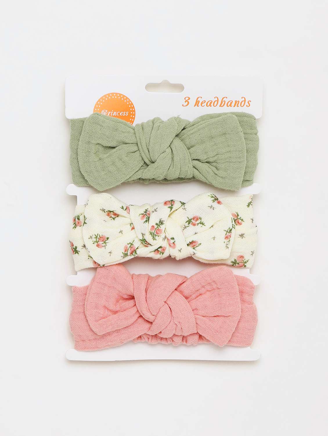 girls pack of 3 multi color hairbands