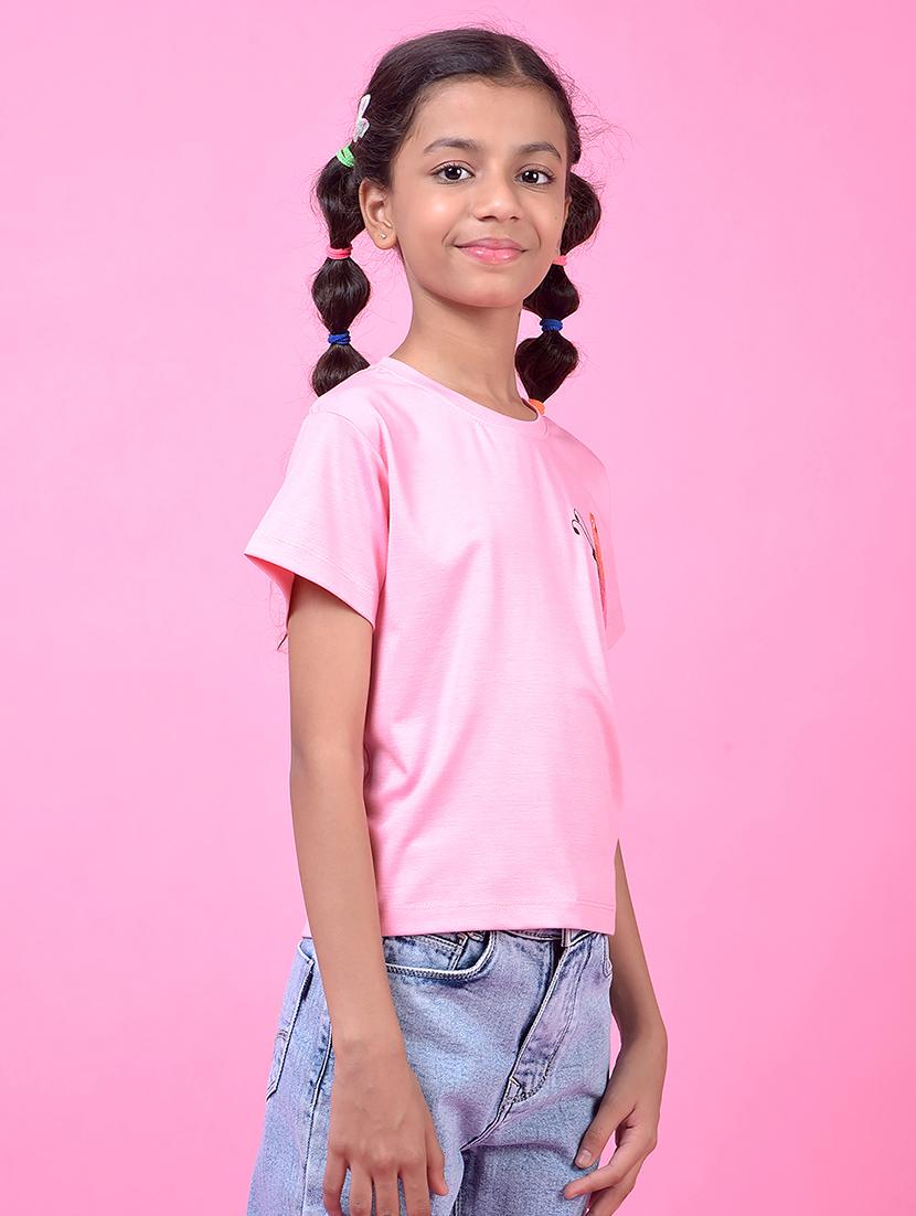 girls printed short sleeve tee - 21985425 - Standard Image - 2