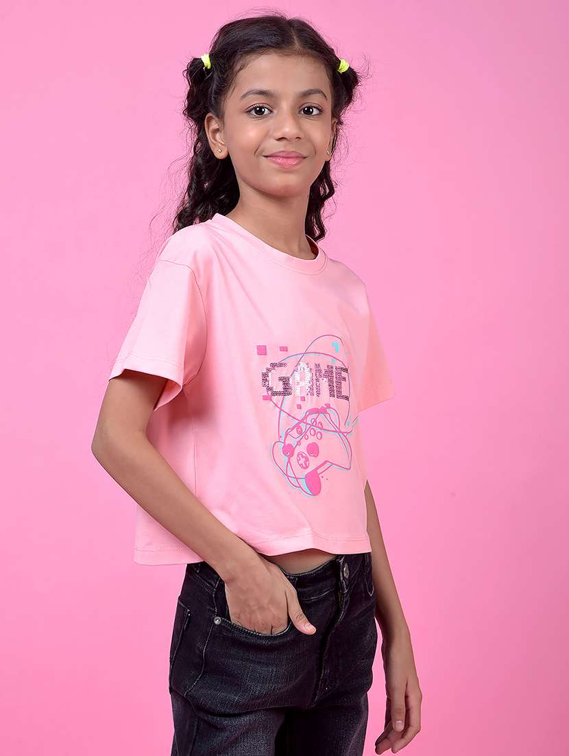 girls printed short sleeve tee - 21985441 -  Standard Image - 2