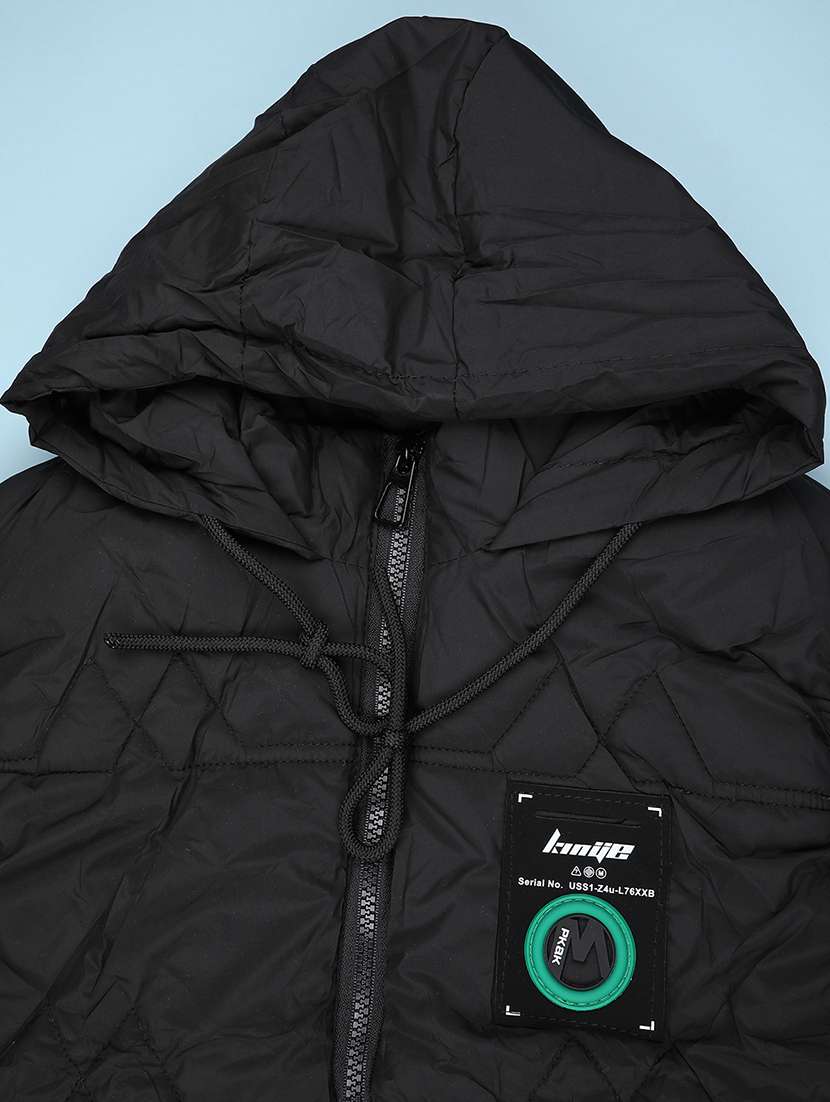 kids solid sleeveless hooded quilted jacket - 21985706 -  Standard Image - 2