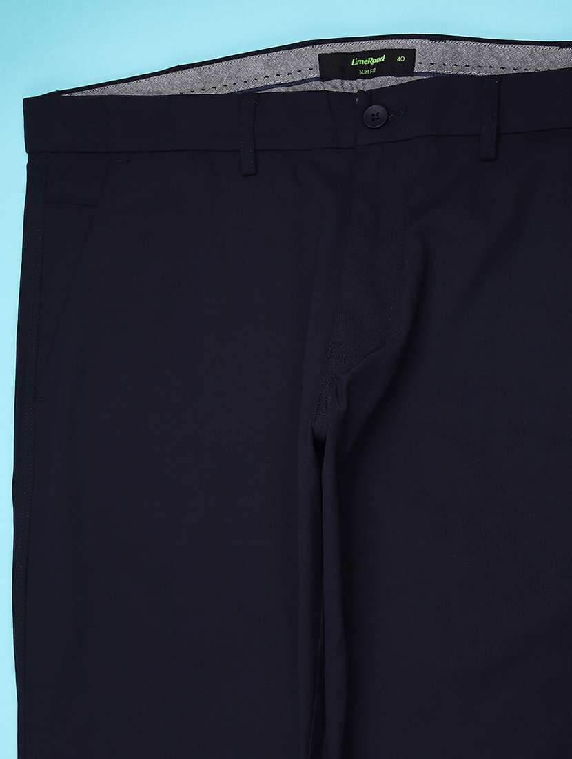 men solid mid rise chinos  - 21985881 -  Standard Image - 2