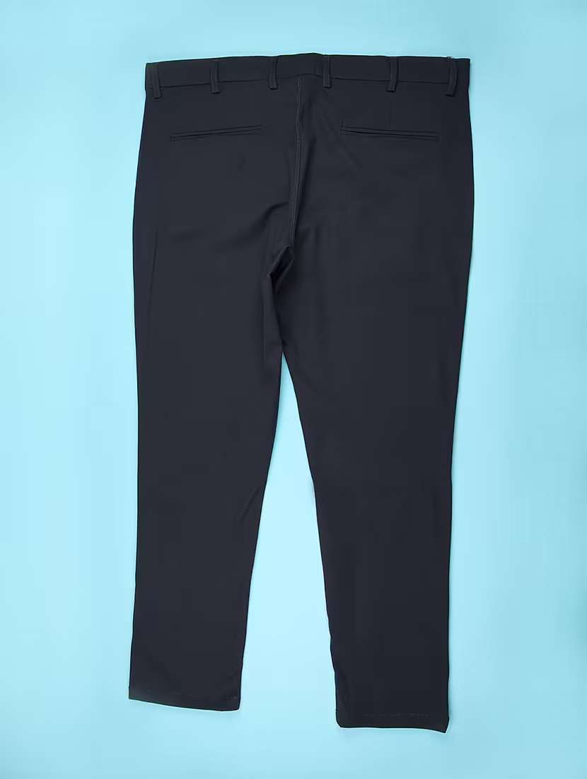men solid mid rise chinos  - 21985884 -  Standard Image - 2
