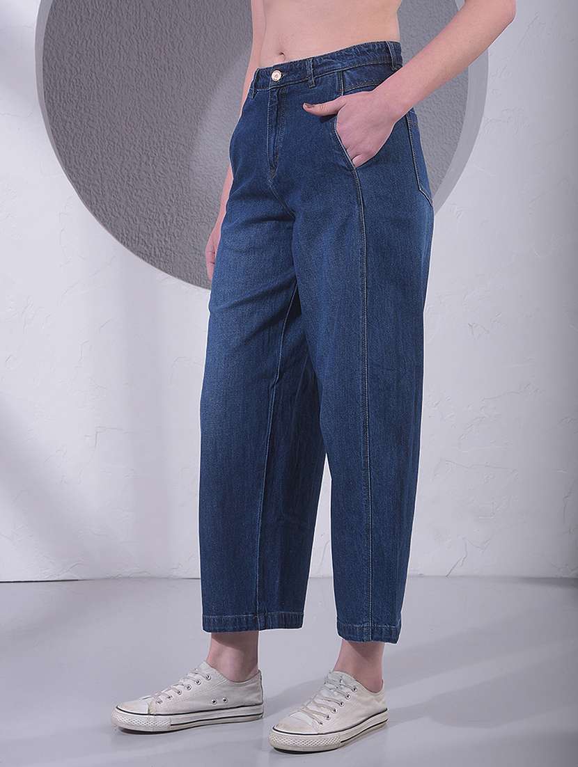 women solid mid rise mom fit jean - 21986063 -  Standard Image - 2