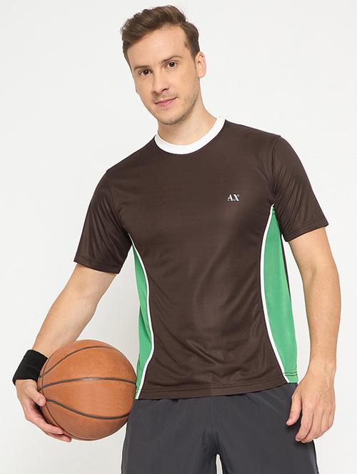 men color block short sleeve regular ft t-shirt - 21986279 -  Standard Image - 0