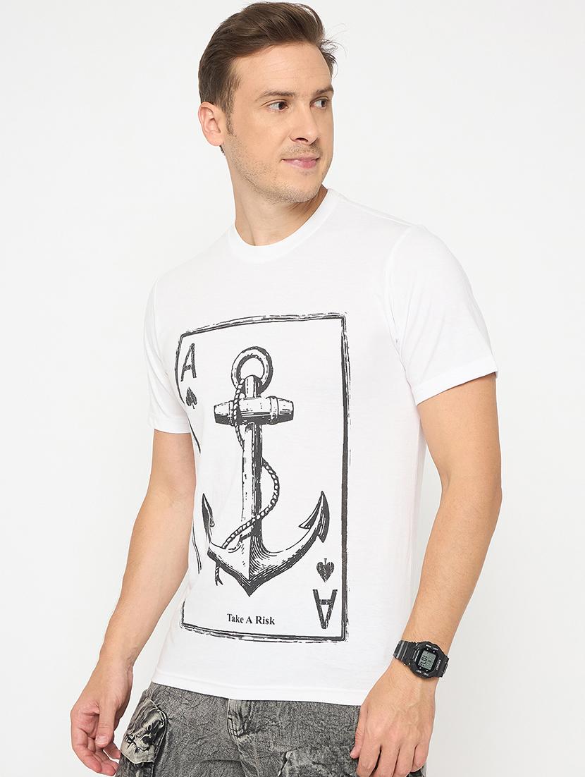 men printed short sleeve regular ft t-shirt - 21986282 - Standard Image - 2