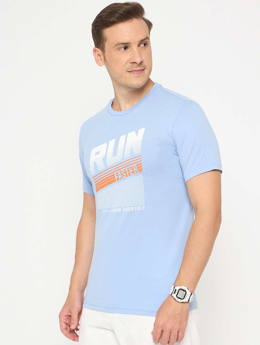 men printed short sleeve regular ft t-shirt - 21986283 - Standard Image - 2