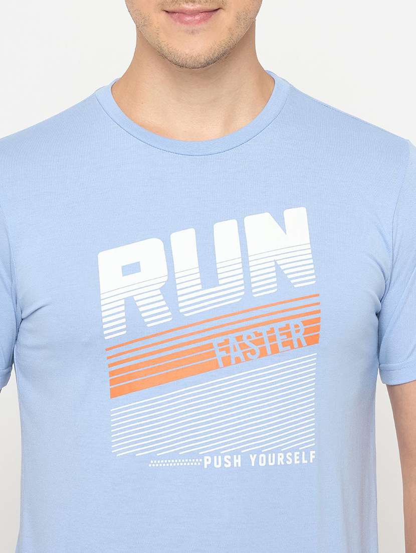 men printed short sleeve regular ft t-shirt - 21986283 -  Standard Image - 2