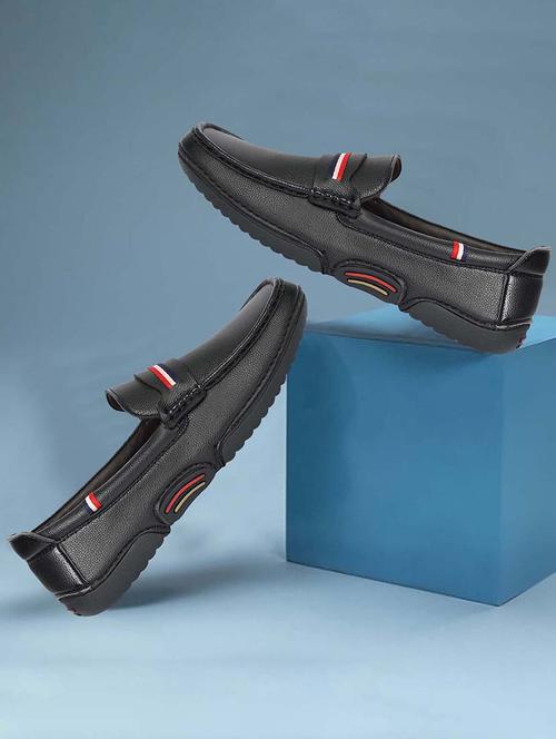 men black slip on loafer - 21986308 - Standard Image - 0