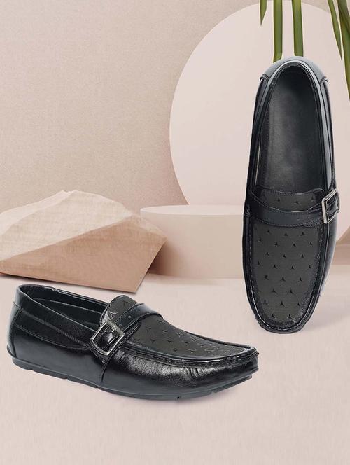 men black slip on loafer - 21986312 -  Standard Image - 0