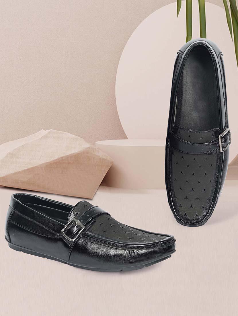 men black slip on loafer - 21986312 -  Zoom Image - 0
