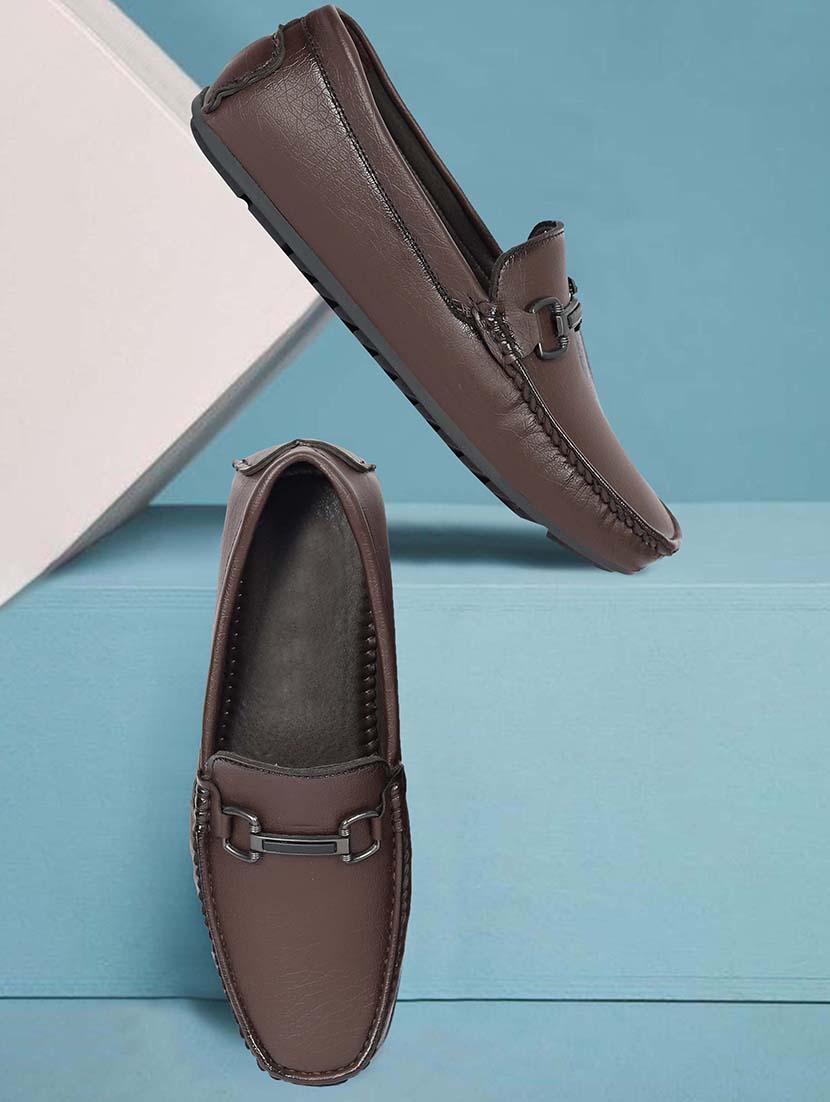 men brown slip on loafer - 21986316 - Zoom Image - 0