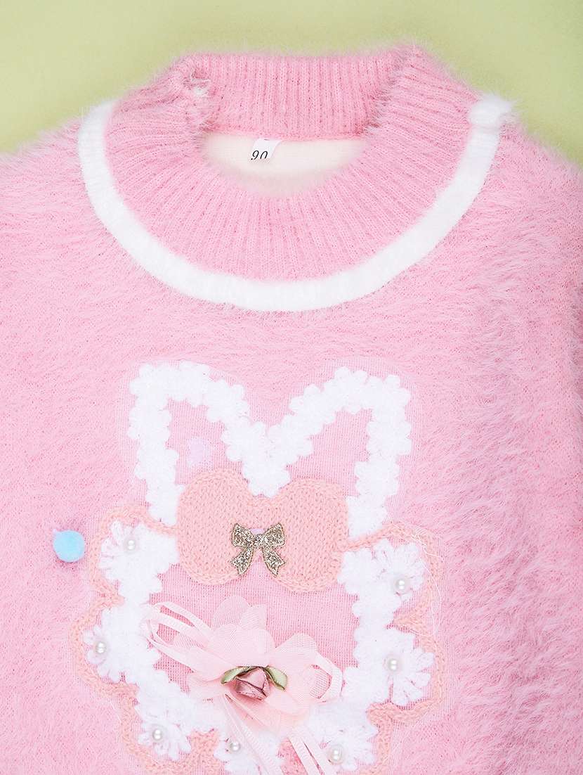 girls self designed long sleeve sweater - 21986381 -  Standard Image - 2