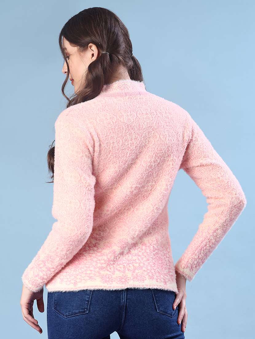 women self design long sleeve cardigan - 21986441 -  Standard Image - 2