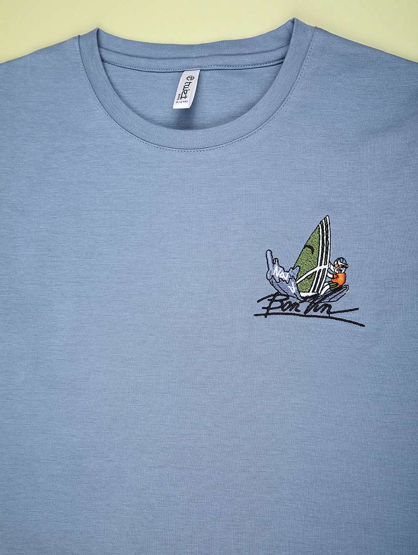 boys front & back print short sleeve t-shirt - 21986508 - Standard Image - 2