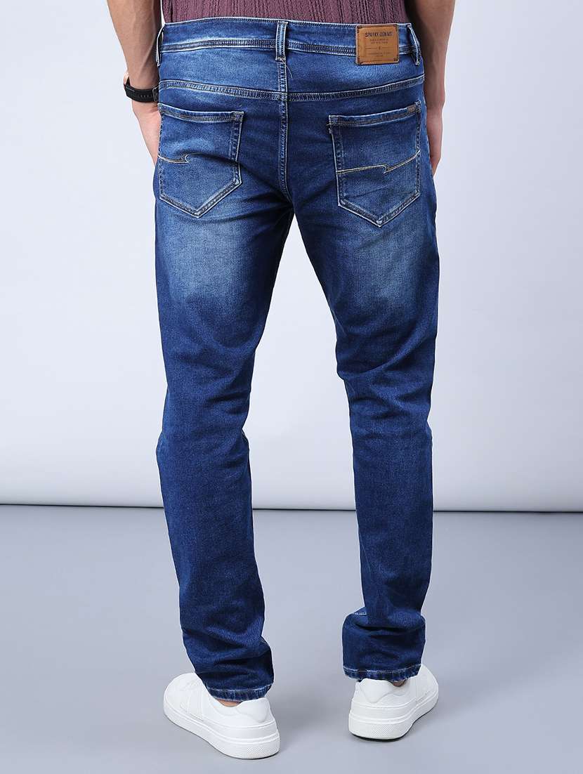 men washed mid rise full length jeans - 21986510 -  Standard Image - 2