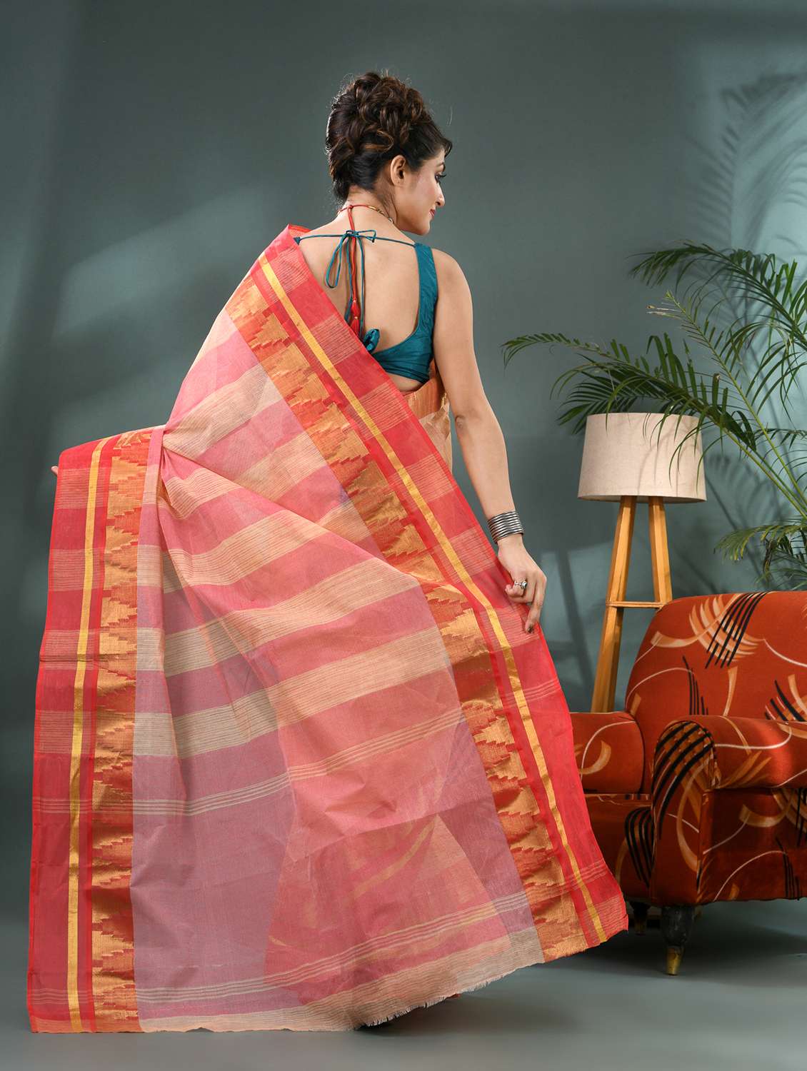 women self design tant saree - 21986603 -  Standard Image - 2