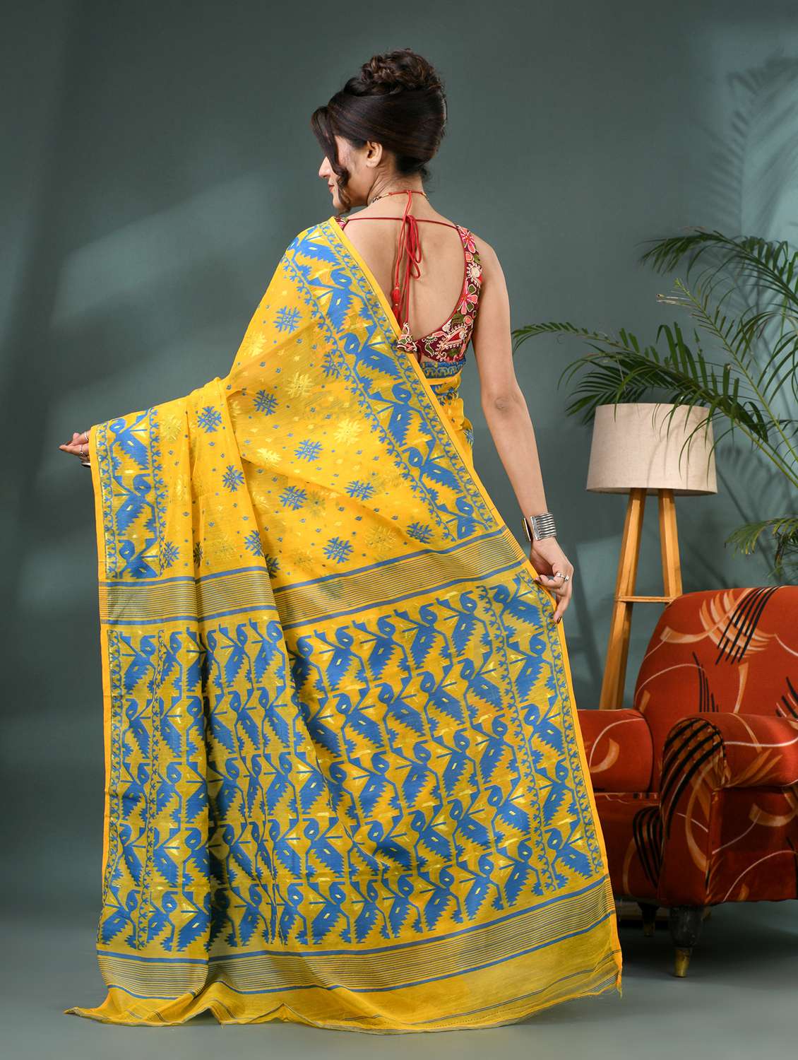 women self design jamdani saree - 21986610 -  Standard Image - 2