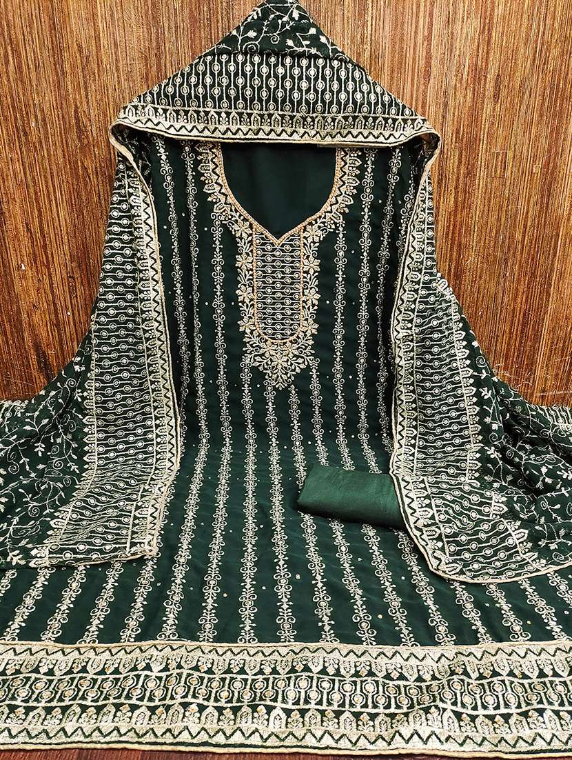 women solid with work embroidered unstitched suit set - 21986680 -  Standard Image - 2