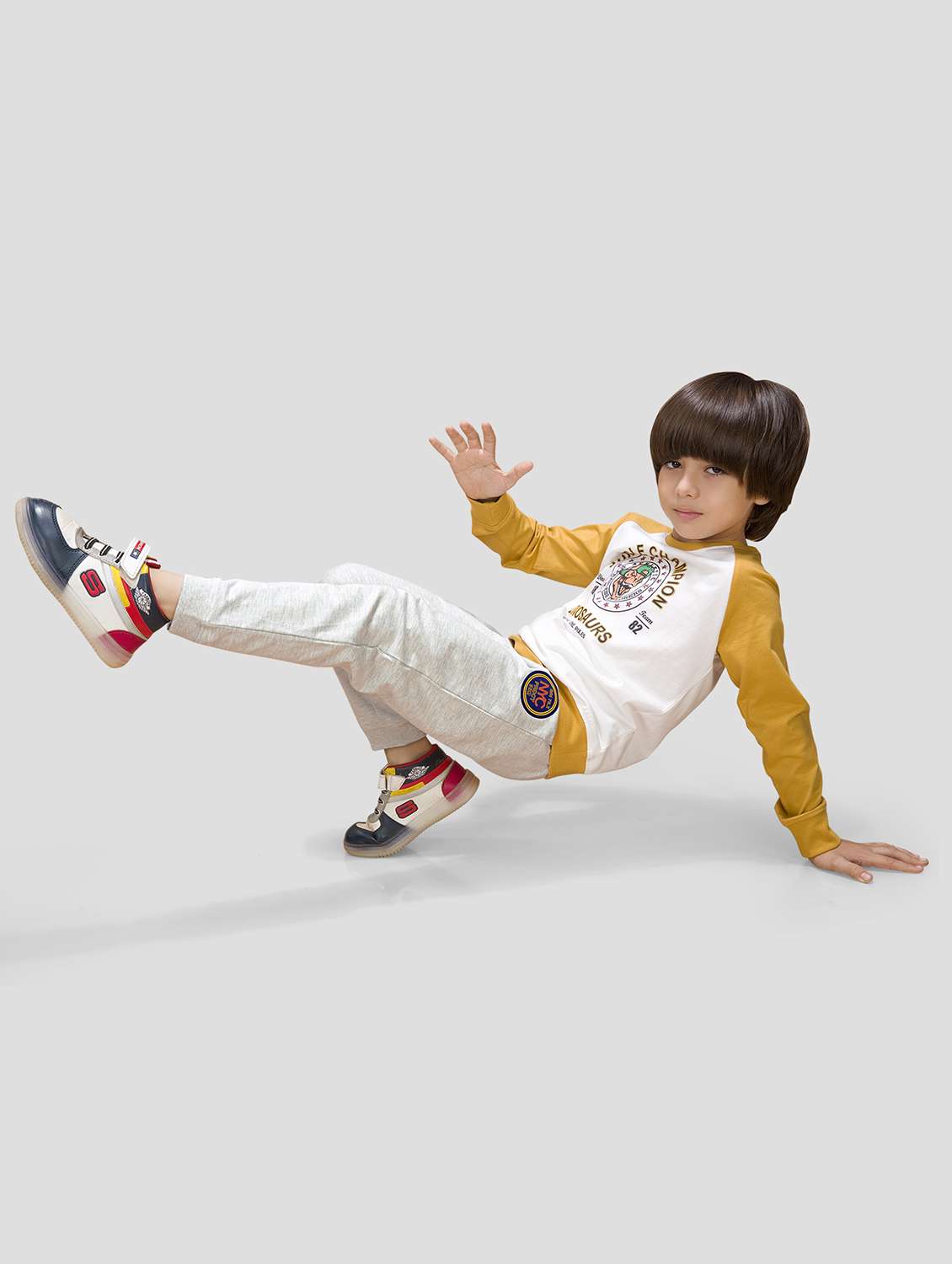 boys pack of 2 solid mid rise regular fit jogger - 21986701 -  Standard Image - 2