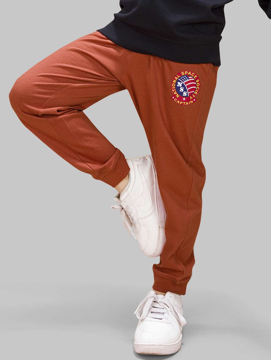 boys pack of 2 printed mid rise regular fit jogger - 21986703 -  Standard Image - 2