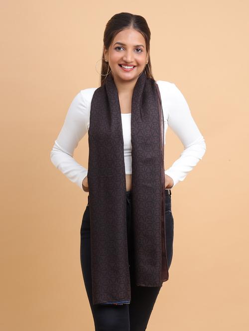 women printed viscose scarf - 21986817 - Standard Image - 0