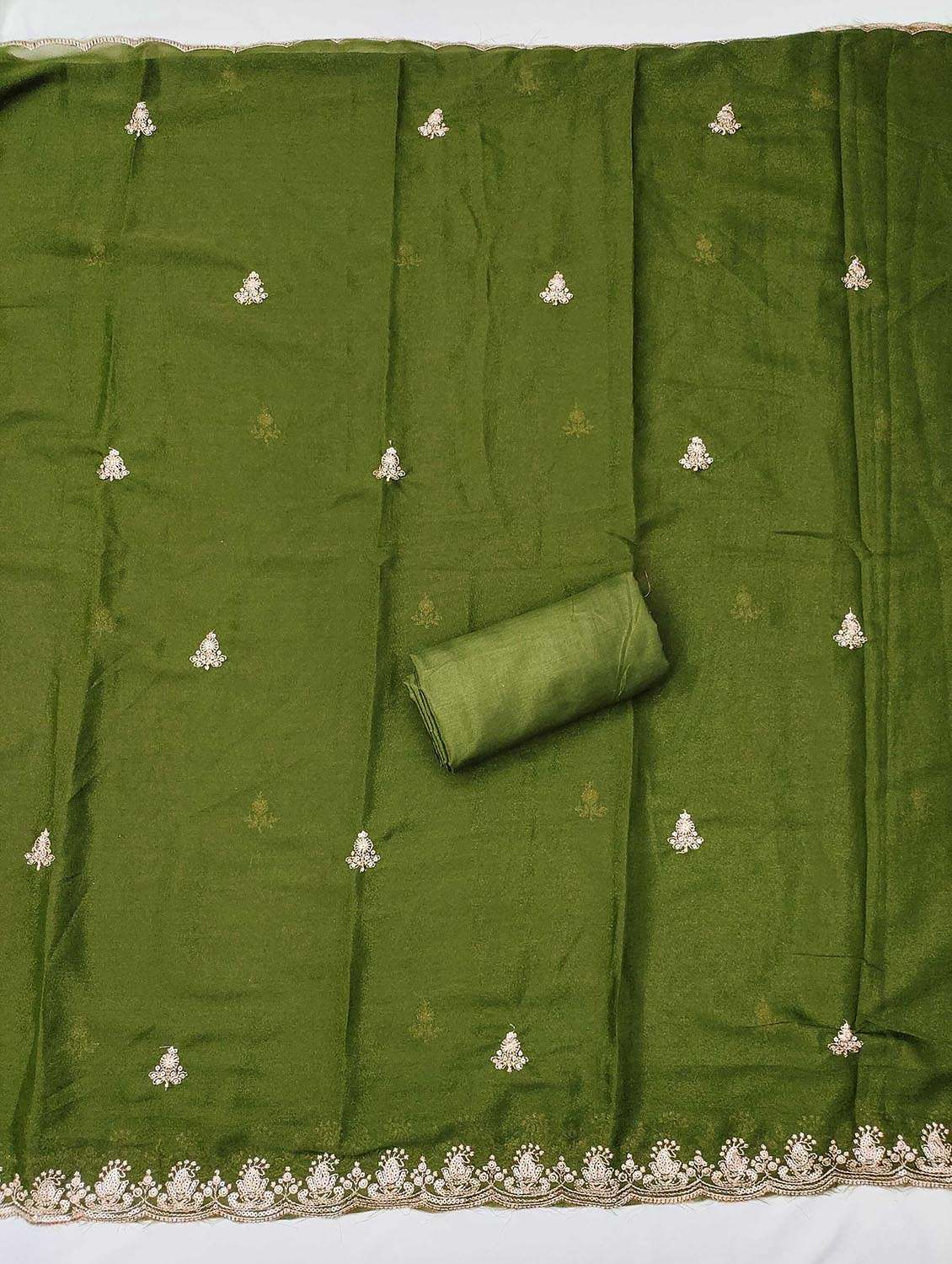 women solid with work embroidered unstitched suit set - 21986832 -  Standard Image - 2