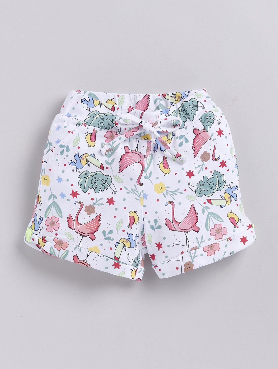 girls pack of 2 printed shorts - 21986840 - Standard Image - 2