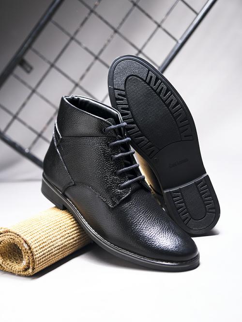 men black lace up boot - 21986874 - Standard Image - 0