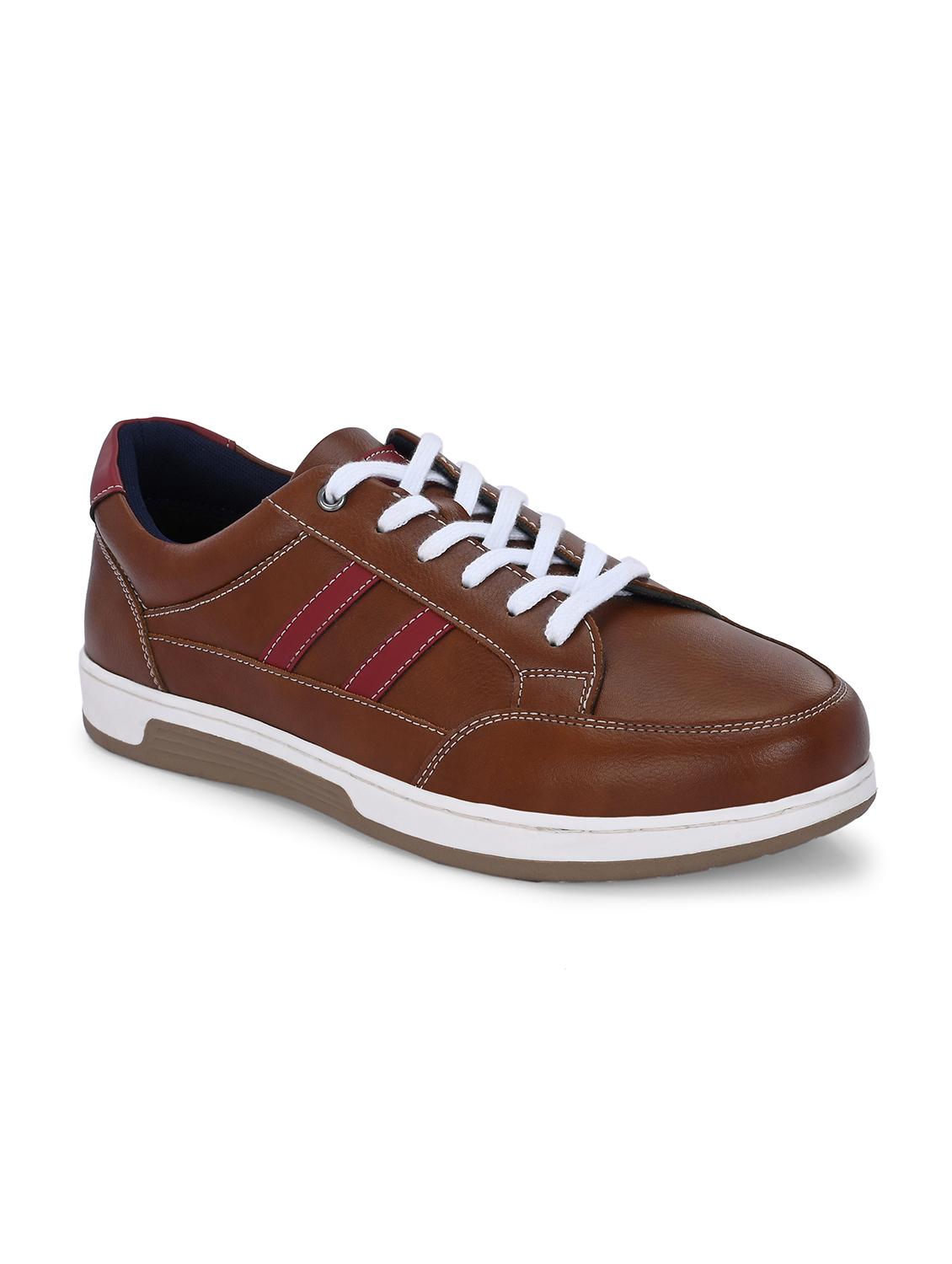 men brown lace up sneaker - 21986880 - Standard Image - 2