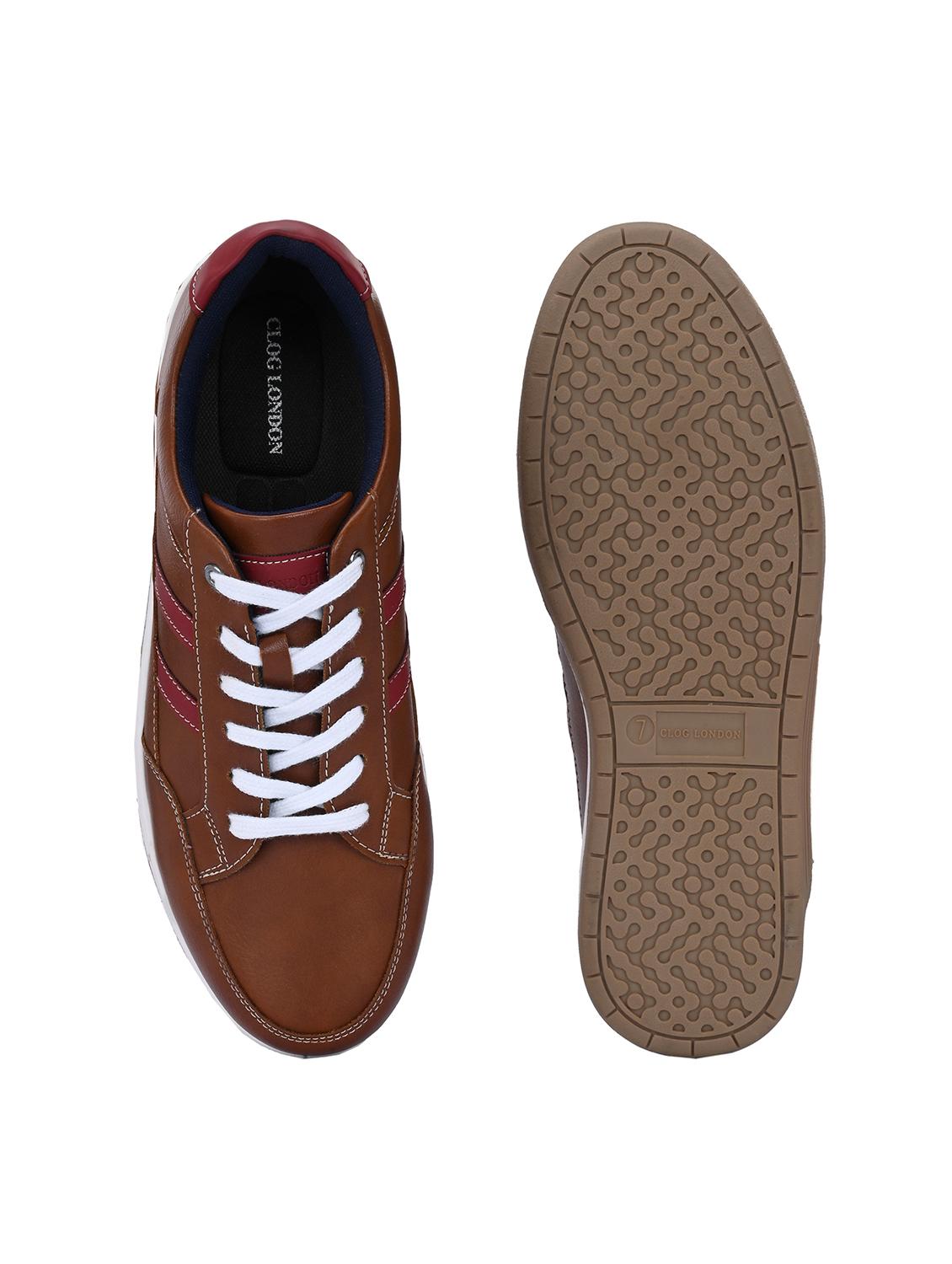 men brown lace up sneaker - 21986880 - Standard Image - 7