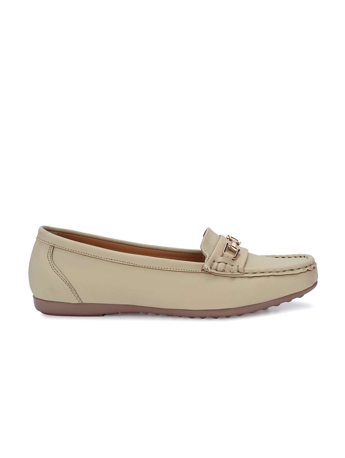 women cream slip on ballerina - 21986885 -  Standard Image - 2